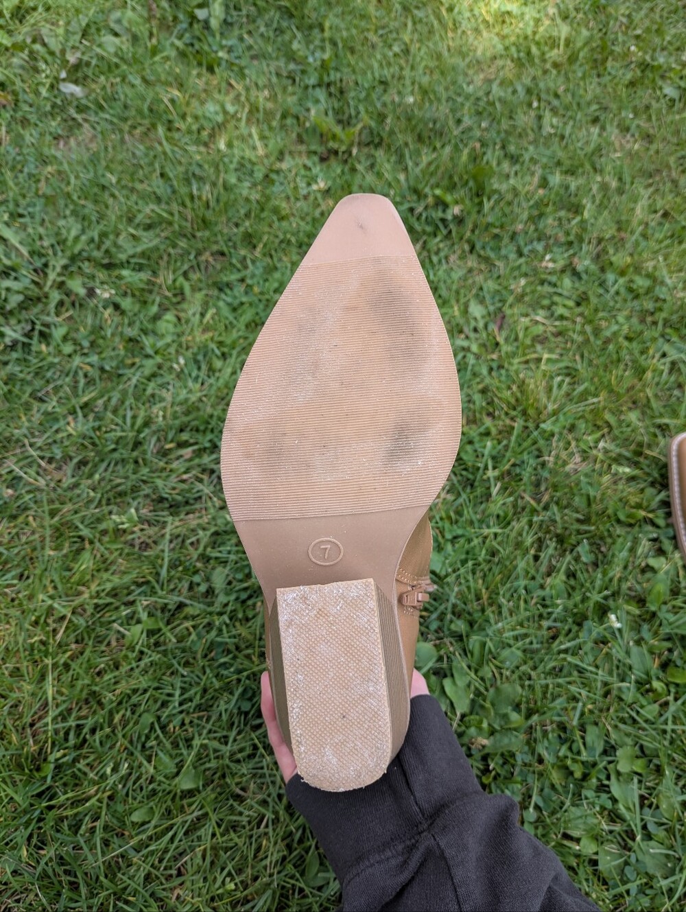 Universal Thread Tall Ankle Boot In Tan - Picture 10 of 12